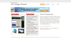 Desktop Screenshot of jpgresizer.com